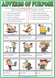 Adverbs ESL Printable Worksheets and Exercises